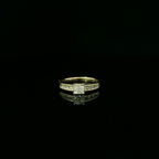 princess cut diamond. white gold ring for women
