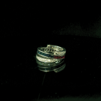blue sapphire ring for women with diamonds. west malling jewellery