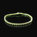 white gold line bracelet with round brilliant cut diamonds. diamond bracelet for women. diamond jewellery west malling