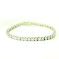 lab grown diamond bracelet. white gold bracelet for women