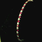 red ruby bracelet for women. womens gift. valentines gift for women in kent. kent jewellery. west malling jewellery