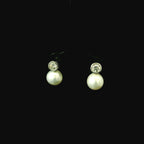 pearl earrings. pearl drop pendant earrings. pendant earrings for women