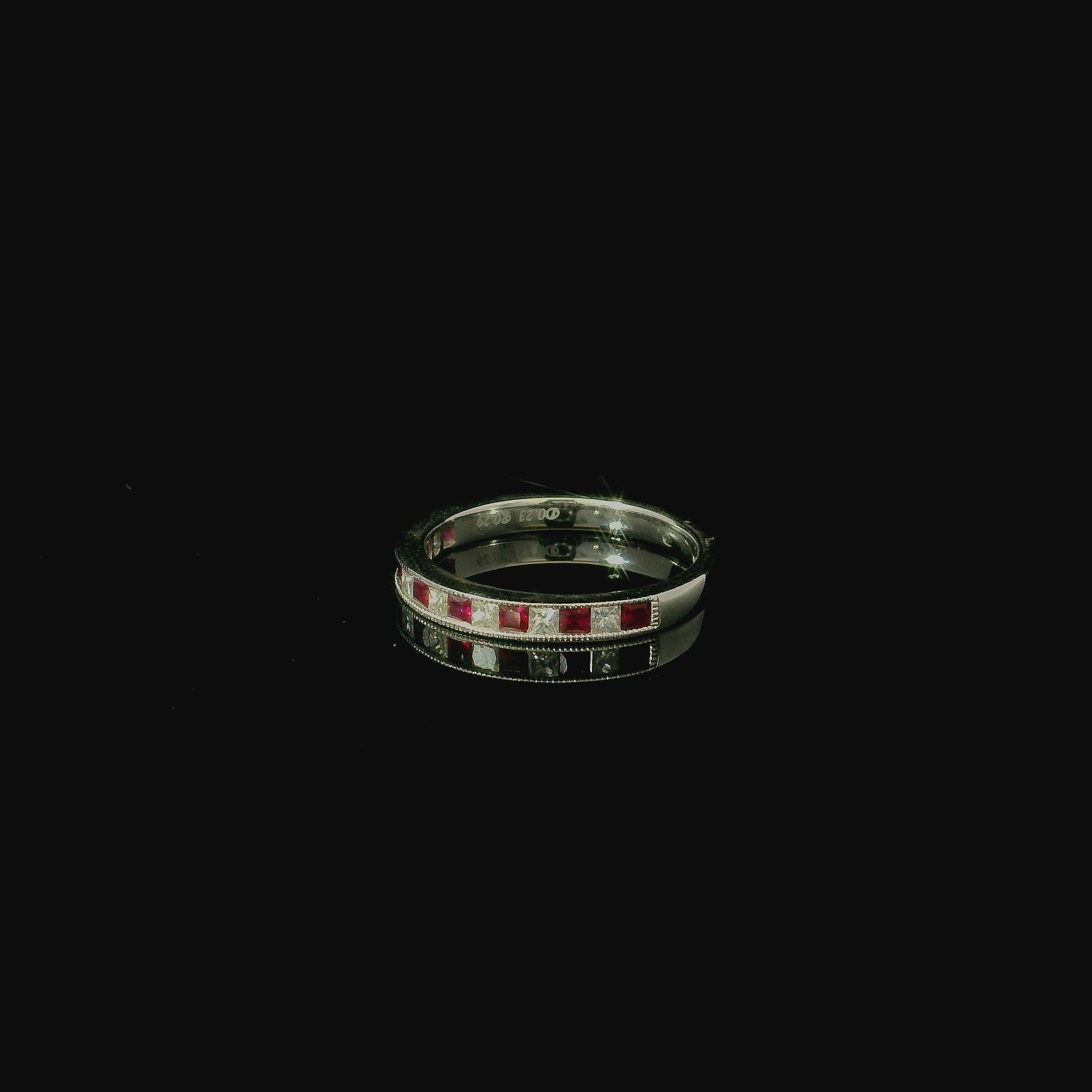 white gold ring for women. elegant simple ring for women ruby ring