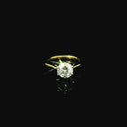 solitaire gold ring for women. diamond ring for women. west malling jewellery 