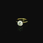 gold ring for women with diamonds. diamond gold ring. solitaire diamond ring for women