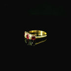 Antique Ruby With Diamonds Ring - Andrew Smith Jewellers
