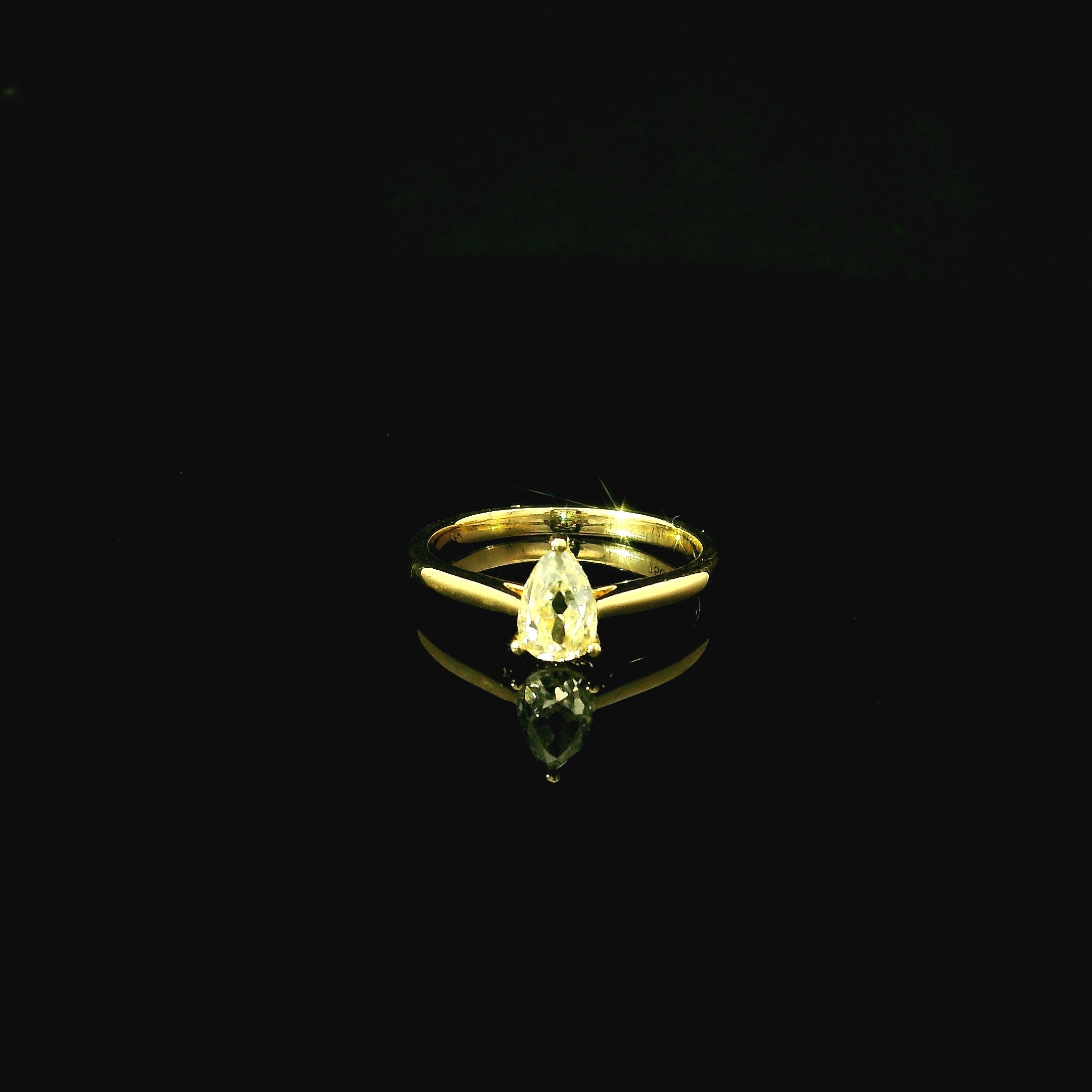 sleek yellow gold ring for women - minimalistic jewellery antique jewellery near me kent