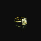 engagement rings for women. lab grown diamonds. yellow gold engagement ring