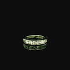 platinum diamond band ring. channel set diamond ring for women