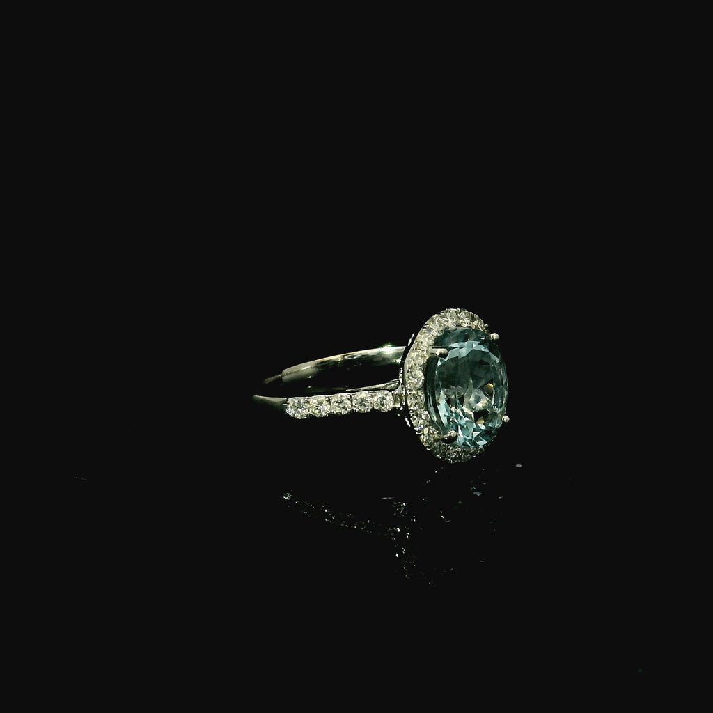 white gold engagement ring for women