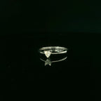18ct White Gold Heart Diamond Ring