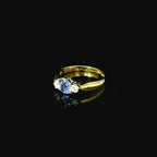 blue sapphire gold ring. blue sapphire west malling. kent jewellery. blue sapphire ring for sale near me