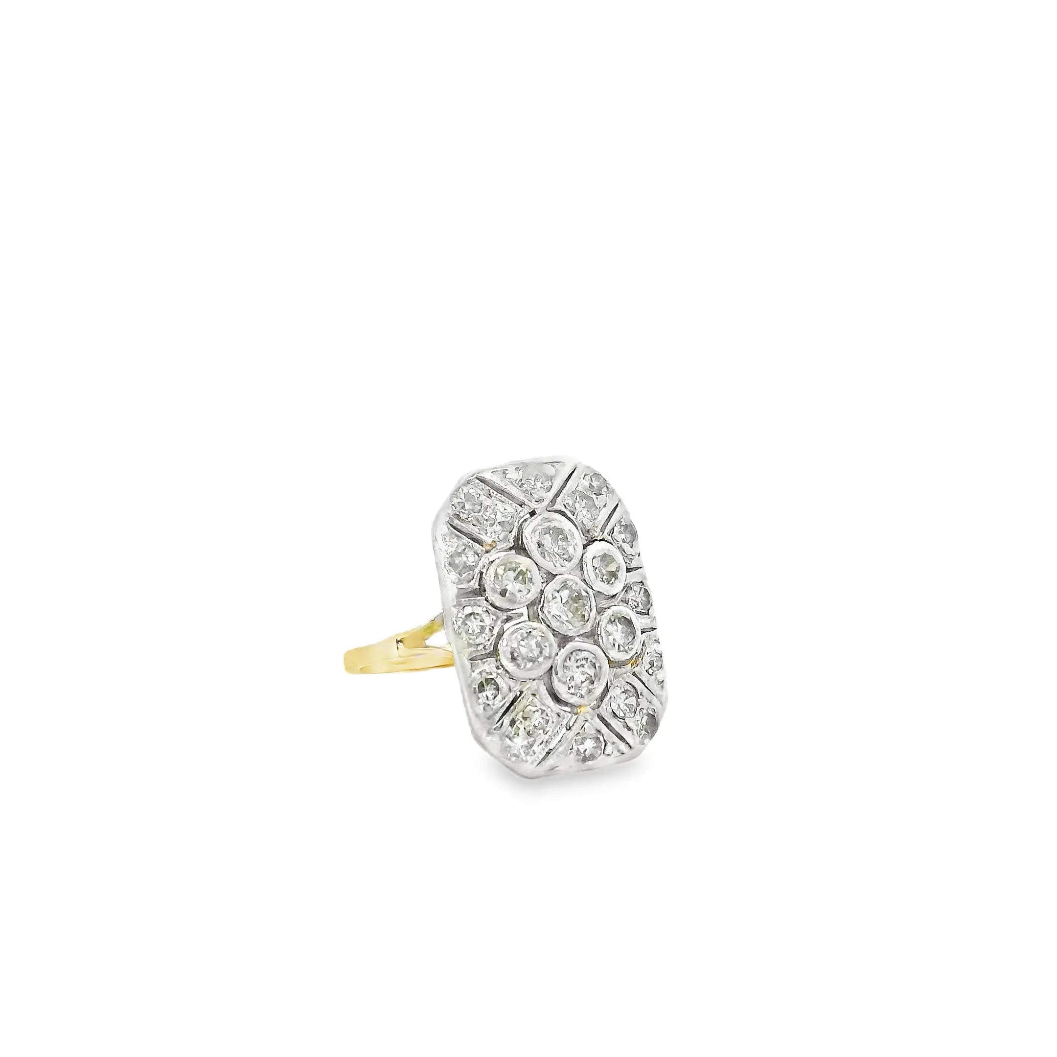 Antique 18ct Ring With Diamonds - Andrew Smith Jewellers