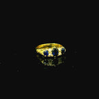 luxury yellow gold diamond ring