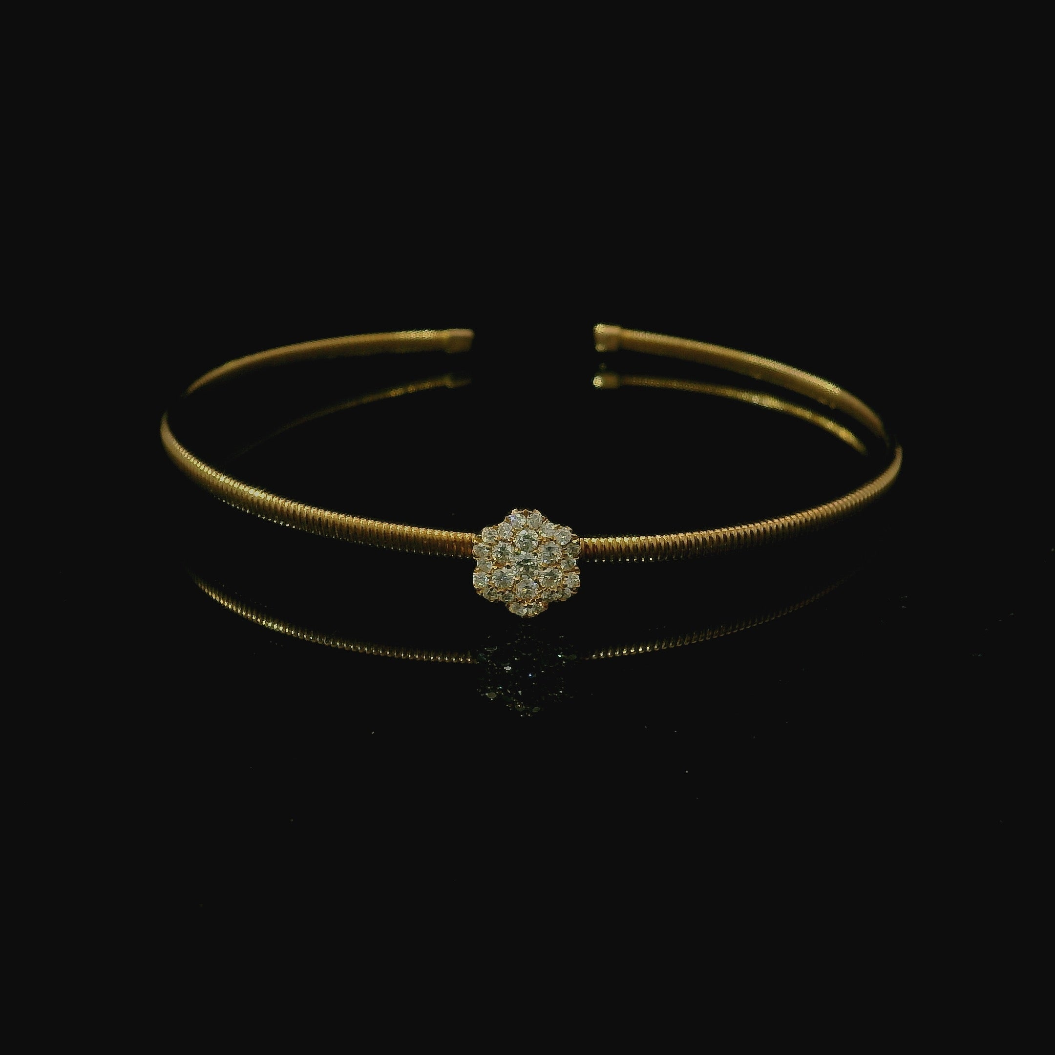 gold bangle with diamonds. diamond bangle. diamond bracelet west malling