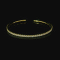 gold bangle with diamonds. diamond bangle for women. gold bangle for women. womens gold jewellery
