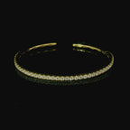 gold bangle with diamonds. diamond bangle for women. gold bangle for women. womens gold jewellery