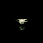 18ct White Gold Diamond Ball Cluster Ring