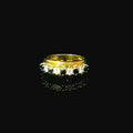 blue sapphire gold ring for women. gold ring for women