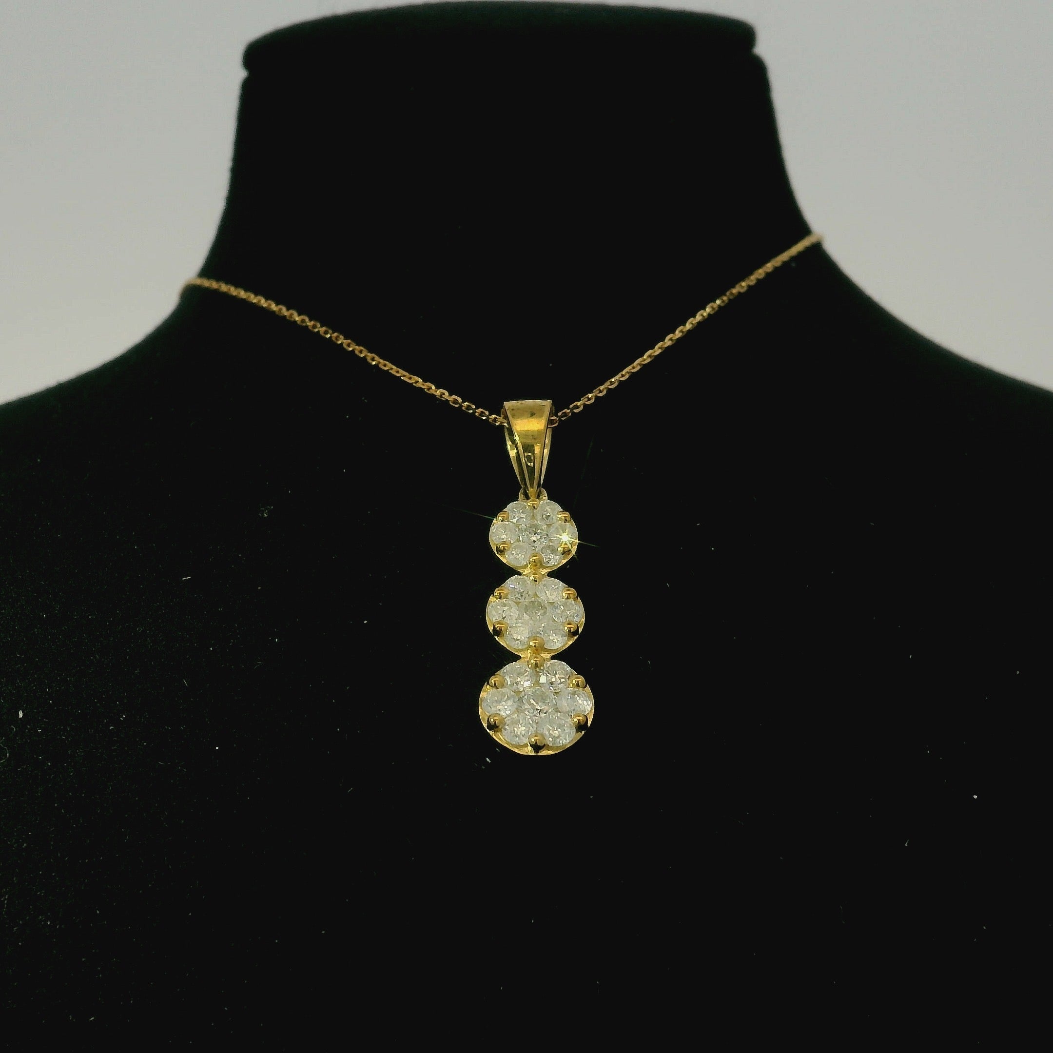 gold diamond necklace west malling