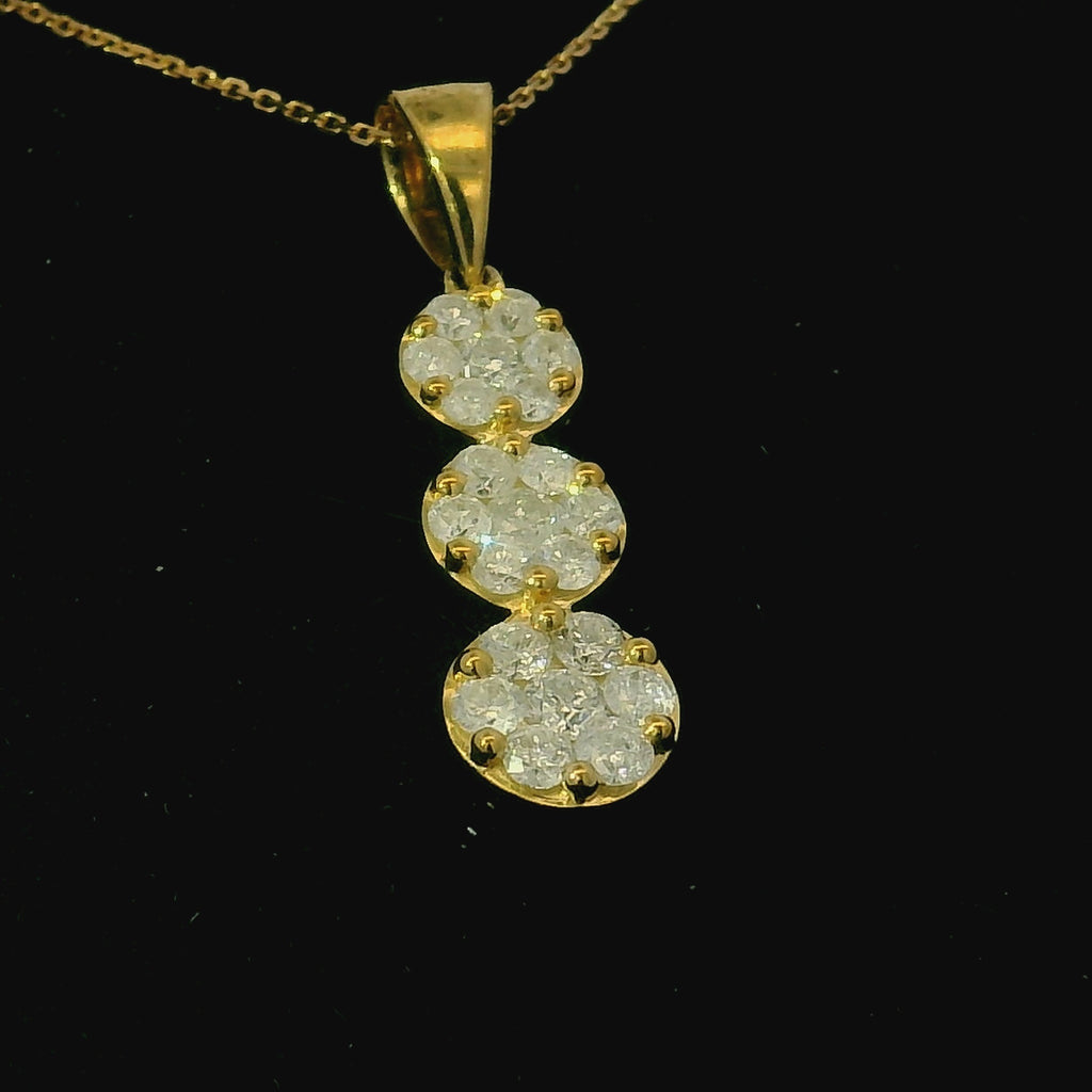 pendant with diamonds
