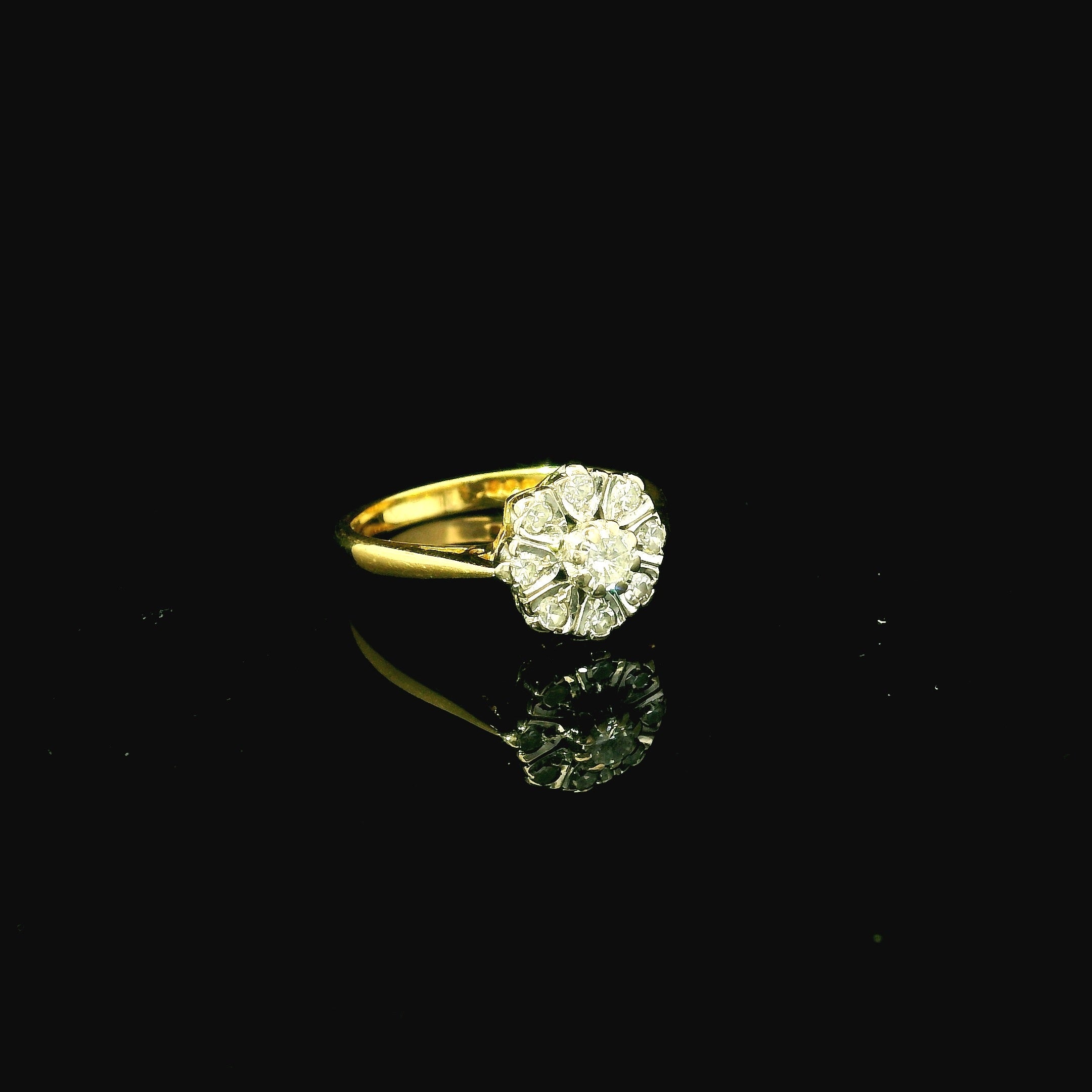 vintage art deco inspired ring. gold ring for sale women. second hand rings. gold jewellery for women