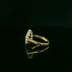 daisy shaped cluster diamond ring