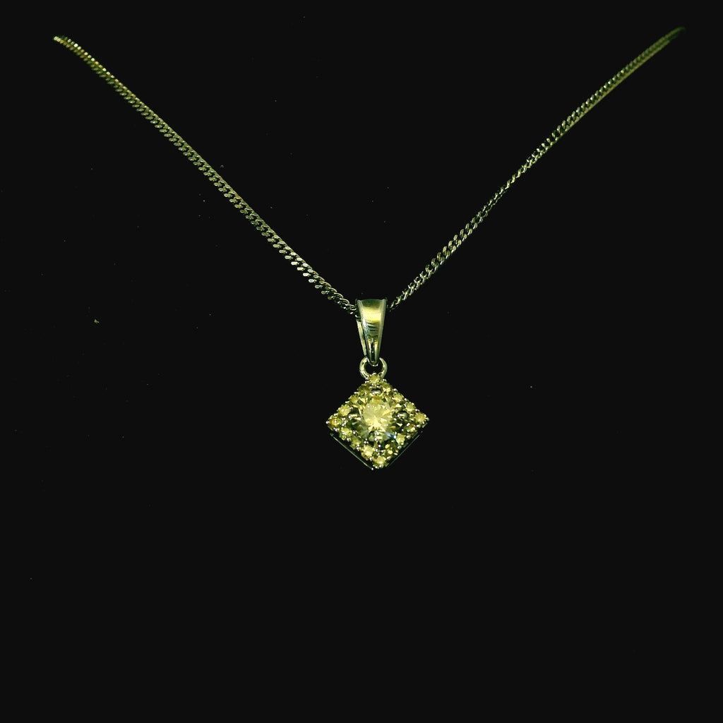 white gold necklace with diamond pendant. diamond necklace for women. necklace gift for women. birthday gift for women. 