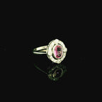 pink sapphire ring for women