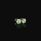 lab grown round brilliant cut diamond studs. stud earrings for women. diamond studs