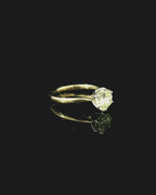 solitaire diamond ring for women. engagement ring