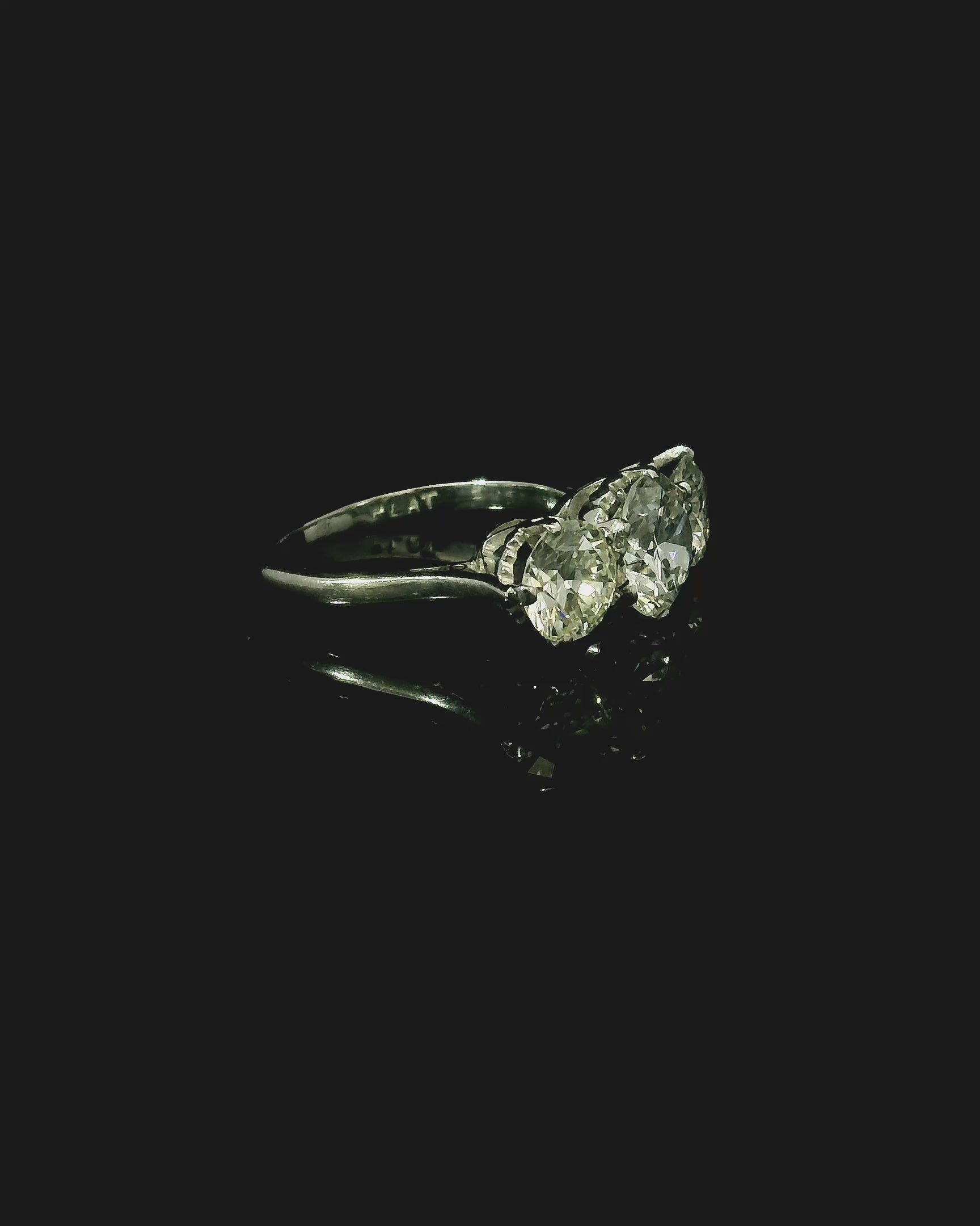 platinum preloved ring for women 