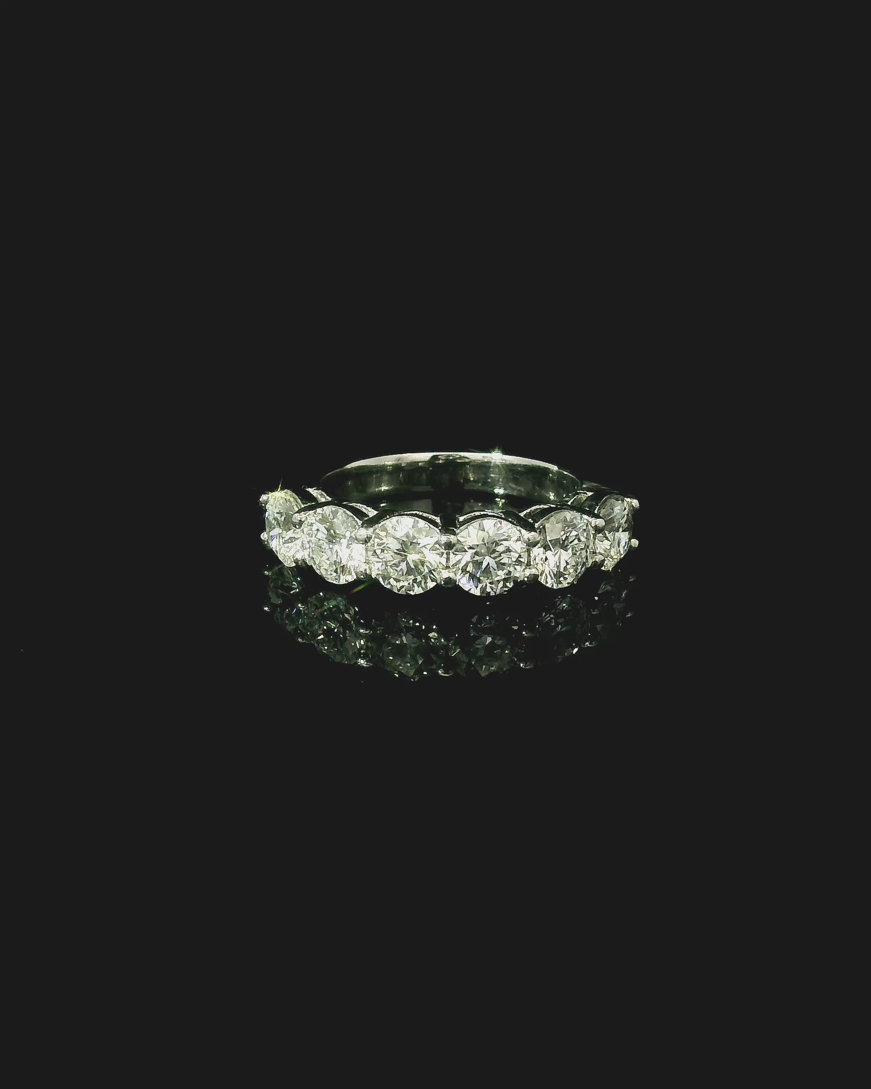 diamond rings with 6 diamonds. platinum ring for women in kent