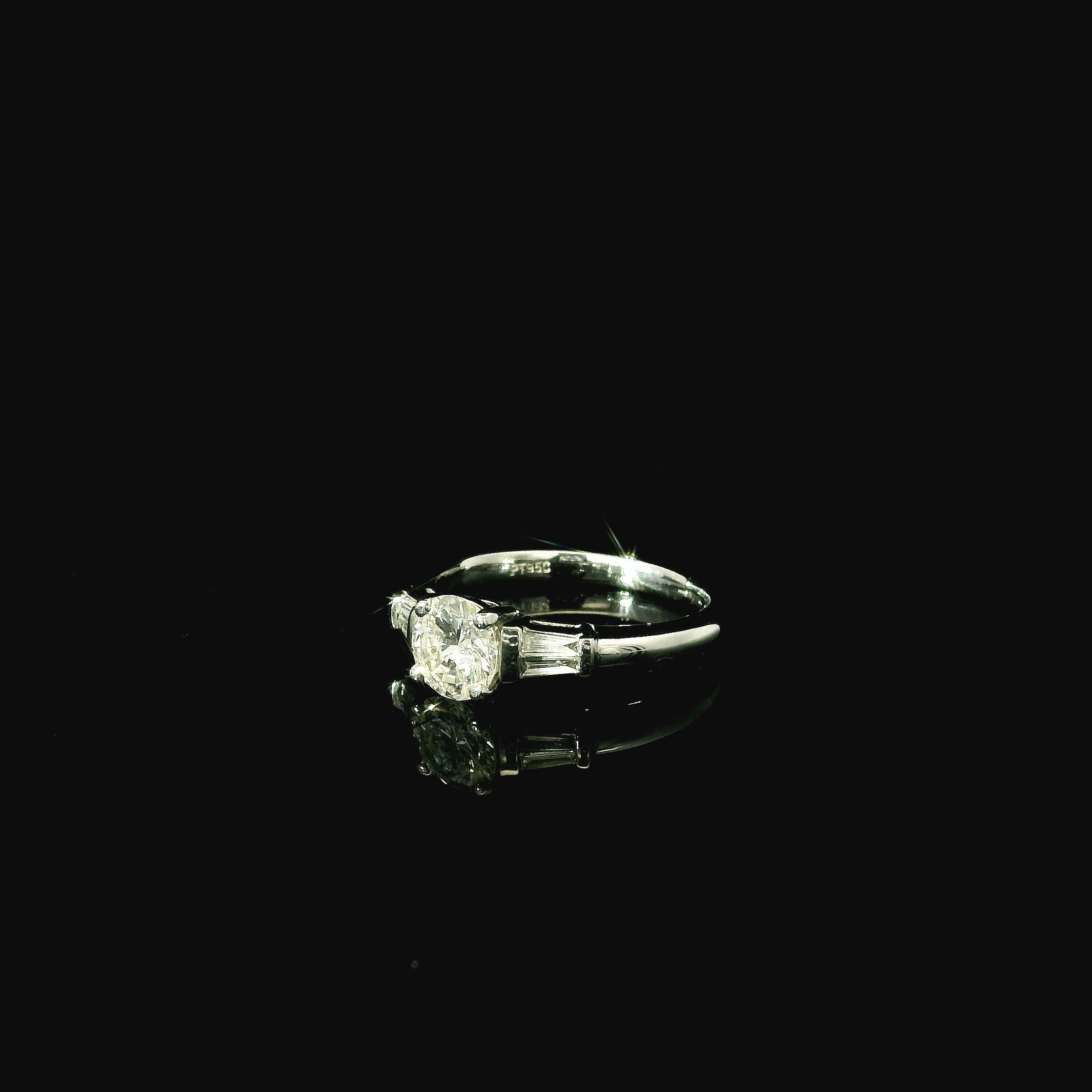 luxury platinum diamond ring for women in kent to view in shop