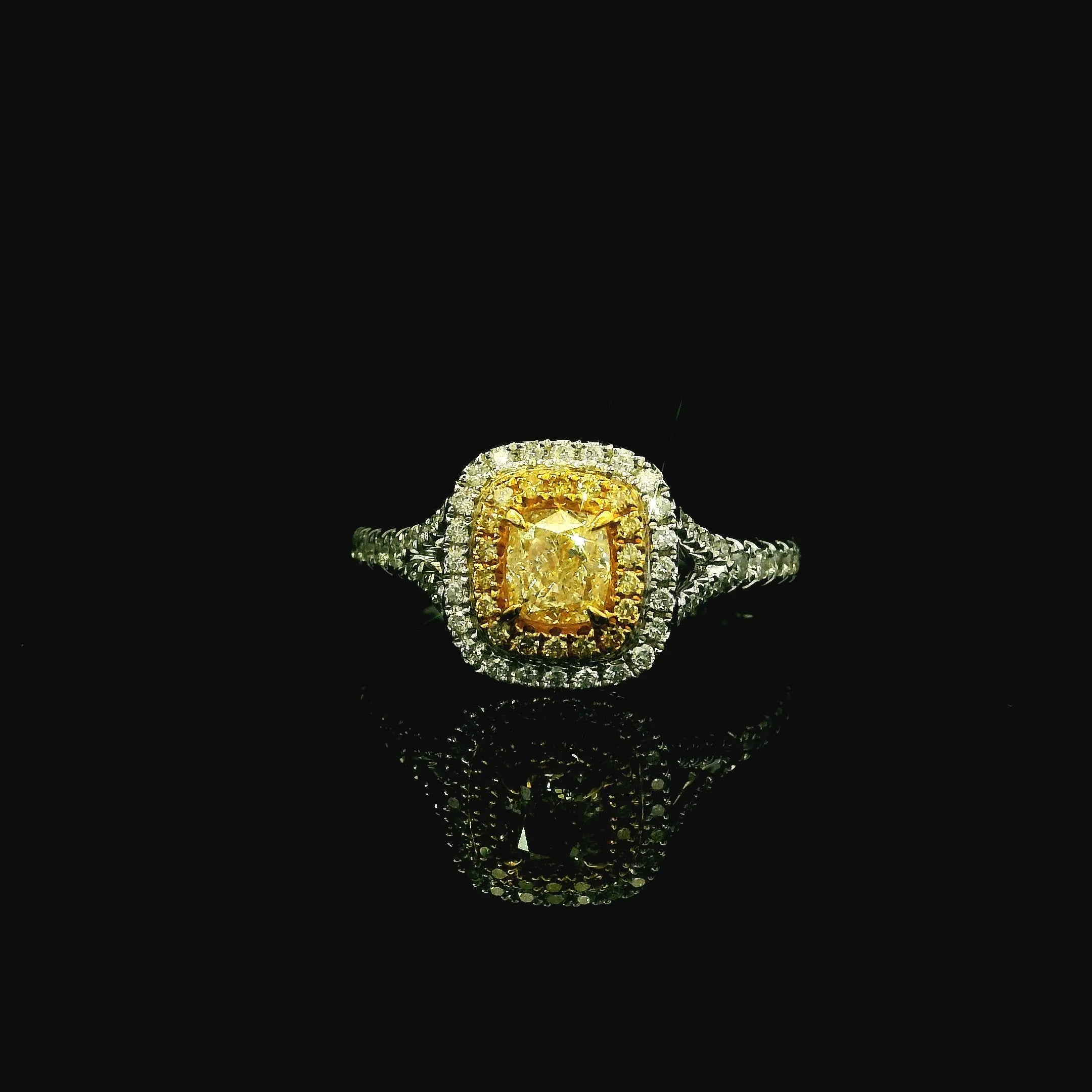 18ct Gold & Yellow Diamond Ring - Andrew Smith Jewellers
