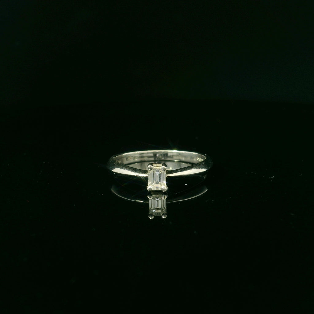 white gold engagement ring for women