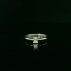 white gold engagement ring for women
