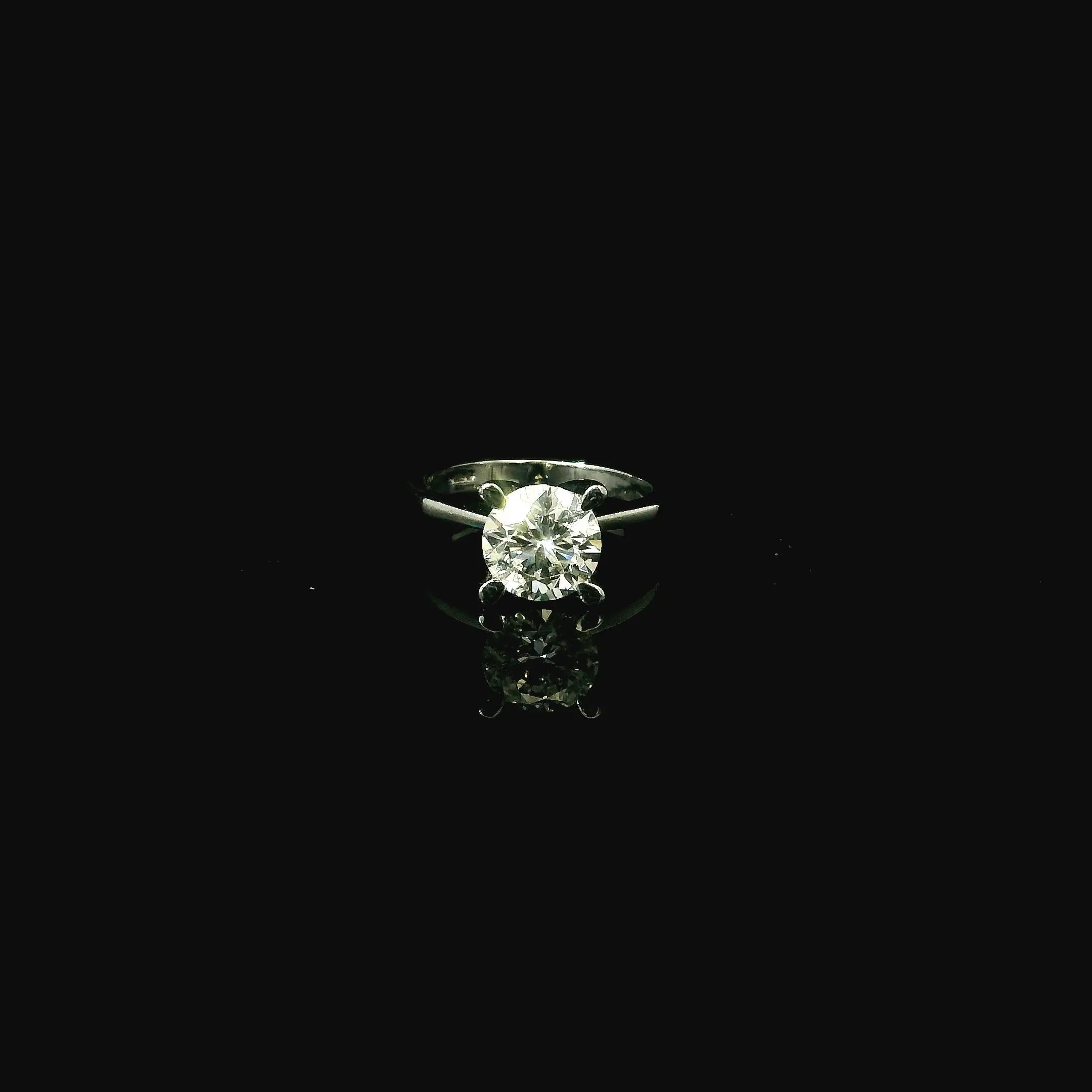 Platinum Diamond Solitaire Ring - Andrew Smith Jewellers