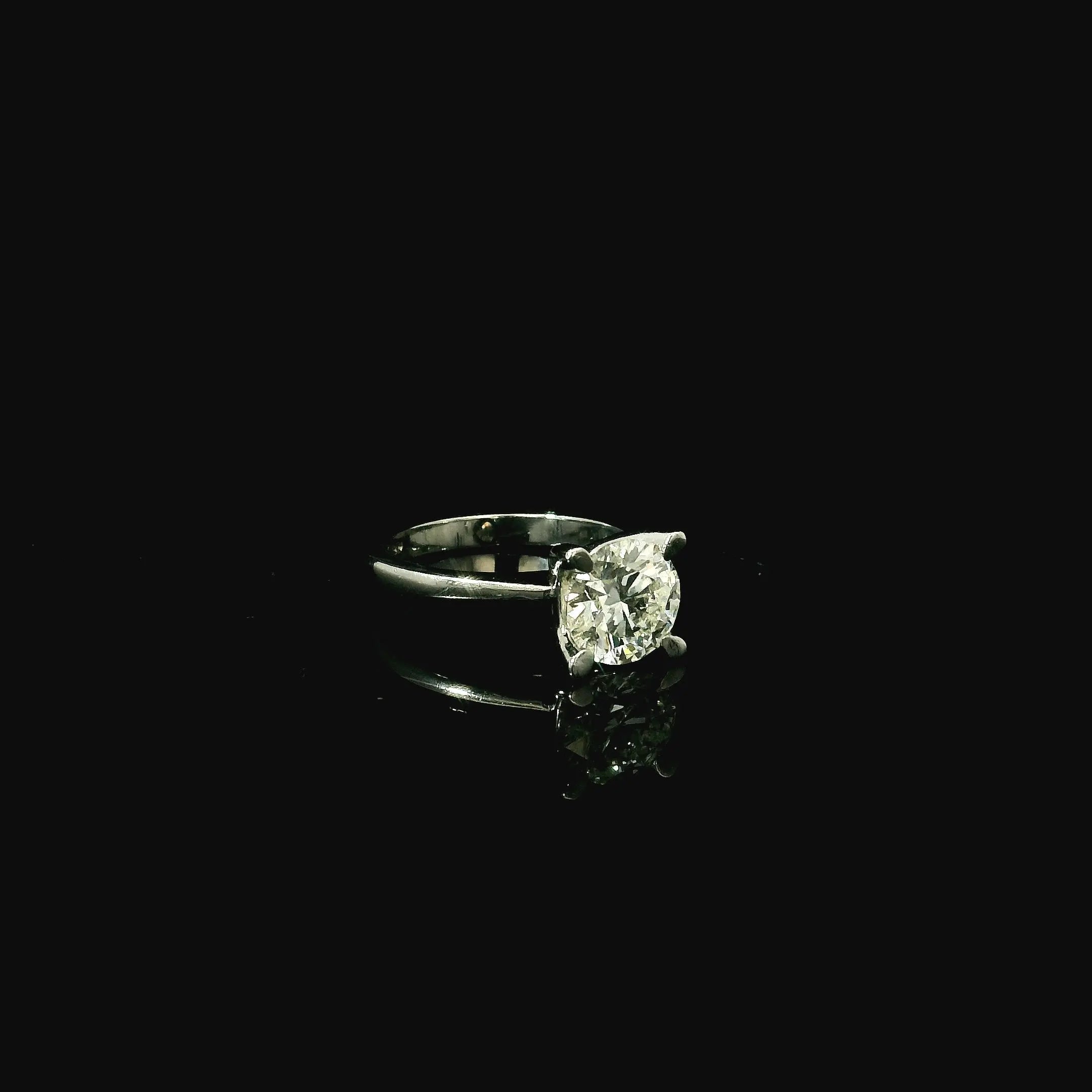 Platinum Diamond Solitaire Ring - Andrew Smith Jewellers