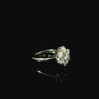 elegant and unusual rings for women. white gold ring. diamond ring for women.