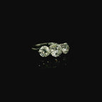 platinum brilliant cut round diamond ring. preowned luxury rings near me. vintage rings for sale