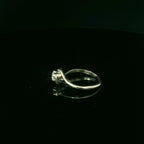 platinum ring for women. twisted design ring