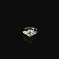 platinum ring. solitaire round brilliant cut diamond. pear cut diamond ring. luxury jewellery for women. luxury jewellery west malling