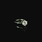 elegant solitaire diamond ring. west malling jewellers. ring resize. jewellery repair near me.