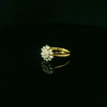 diamond cluster wedding ring 