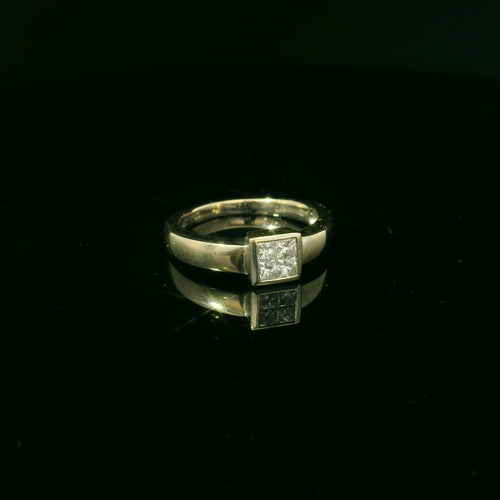 princess cut diamond ring. diamond rings for women in kent. west malling rings