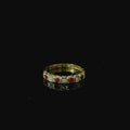 gold ring with rubies. gold diamond ring for women. eternity ring for women
