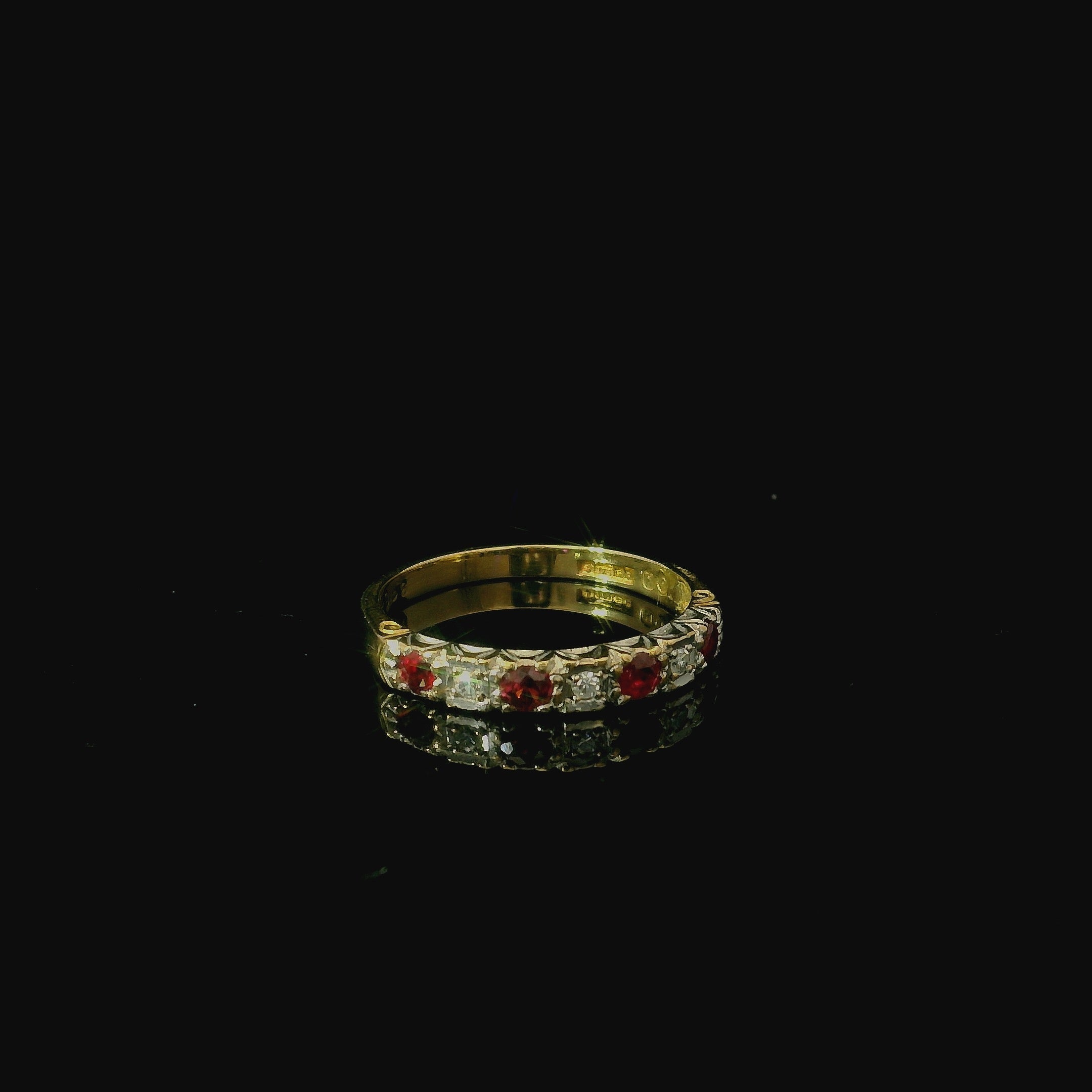 eternity ring gift for women. gift for women. ruby ring. gold ring with rubies