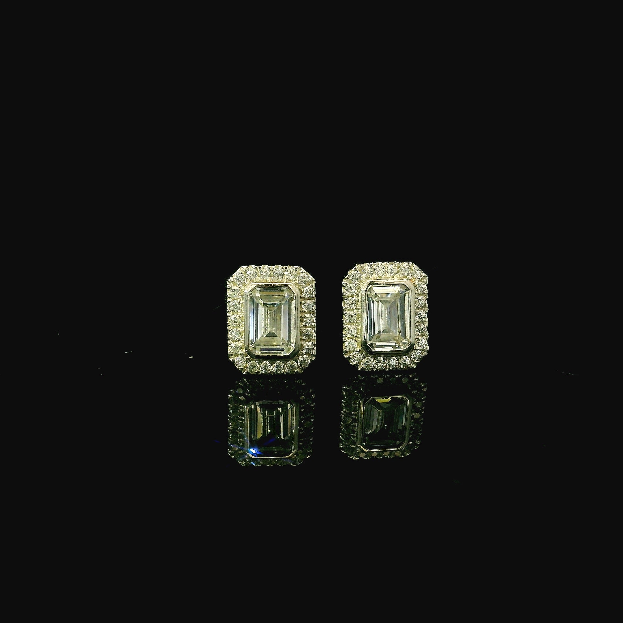 cubic zirconia earring