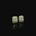 silver cubic zirconia earrings for women. womens earrings. silver earrings for women
